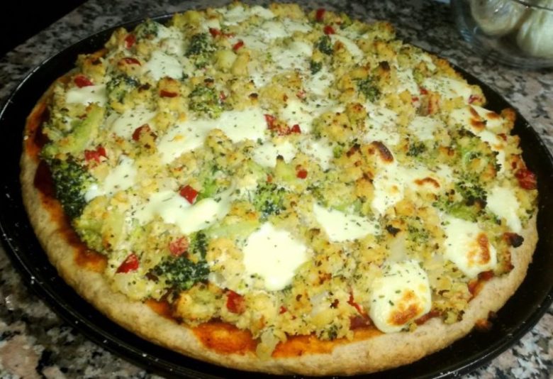 Whole Wheat Broccoli Ricotta Pizza